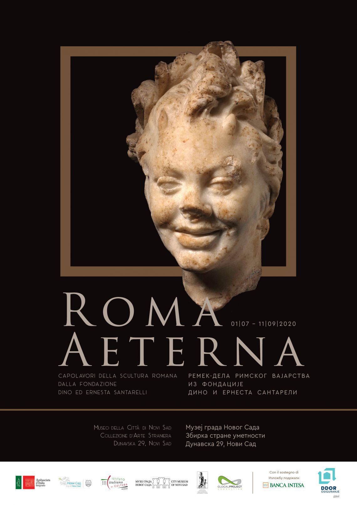 Novi Sad, inaugurata la mostra Roma Aeterna