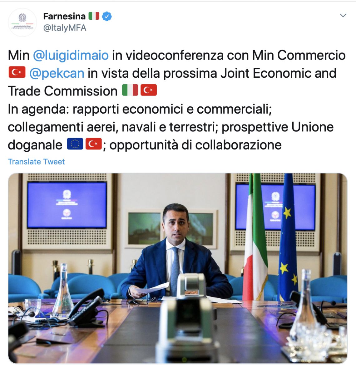 videoconferenza-tra-il-ministro-luigi-di-maio-e-la-ministra-del-commercio-turca-ruhsar-pekcan