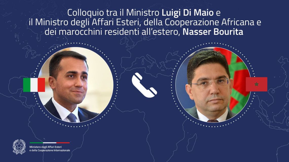 di maio e nasser bourita