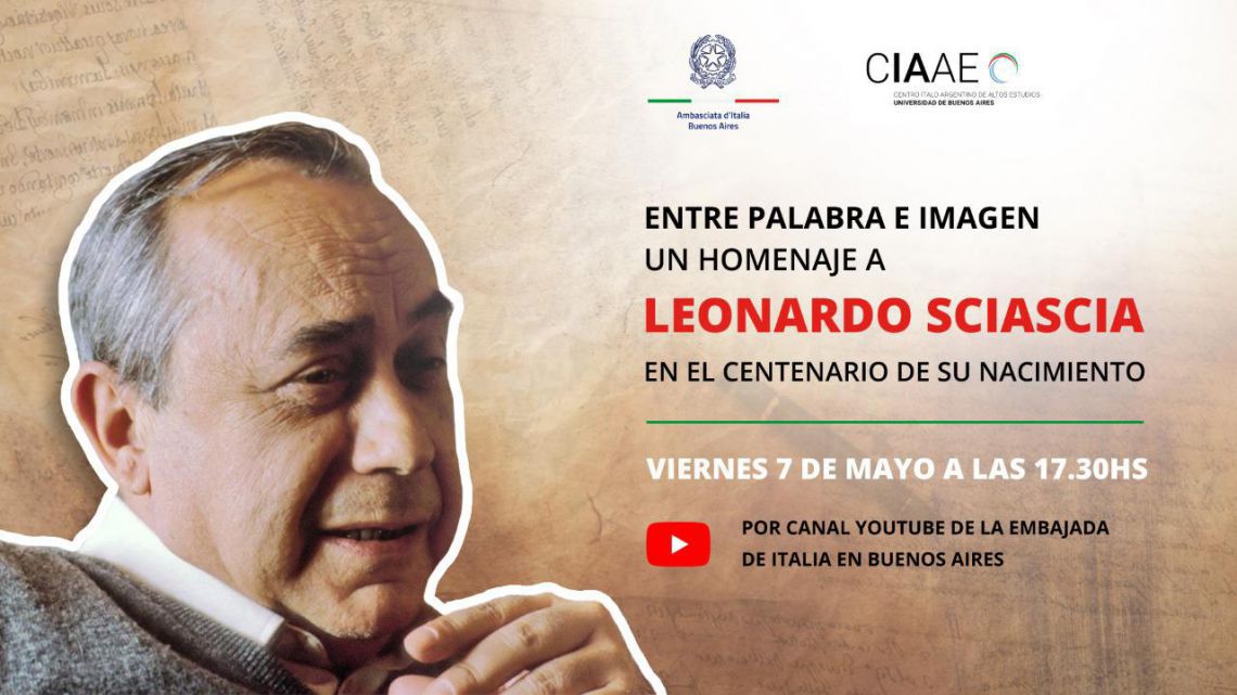 Buenos Aires, un webinar su Leonardo Sciascia