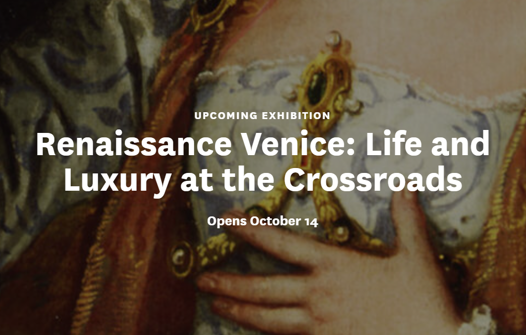Venezia rinascimentale, una mostra a Toronto dal 14 ottobre