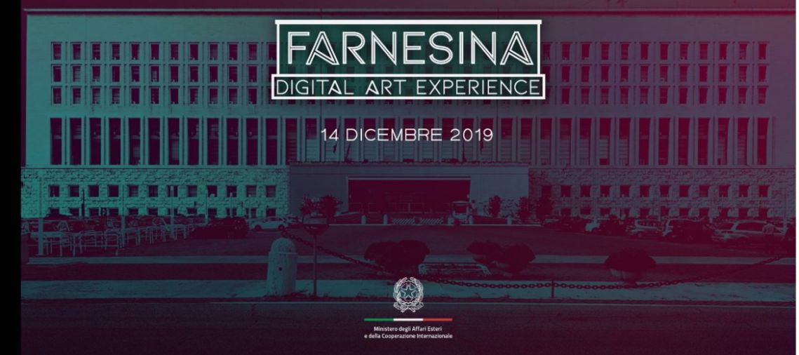 Farnesina Digital Art Experience-La videoarte italiana ridisegna il palazzo della Farnesina