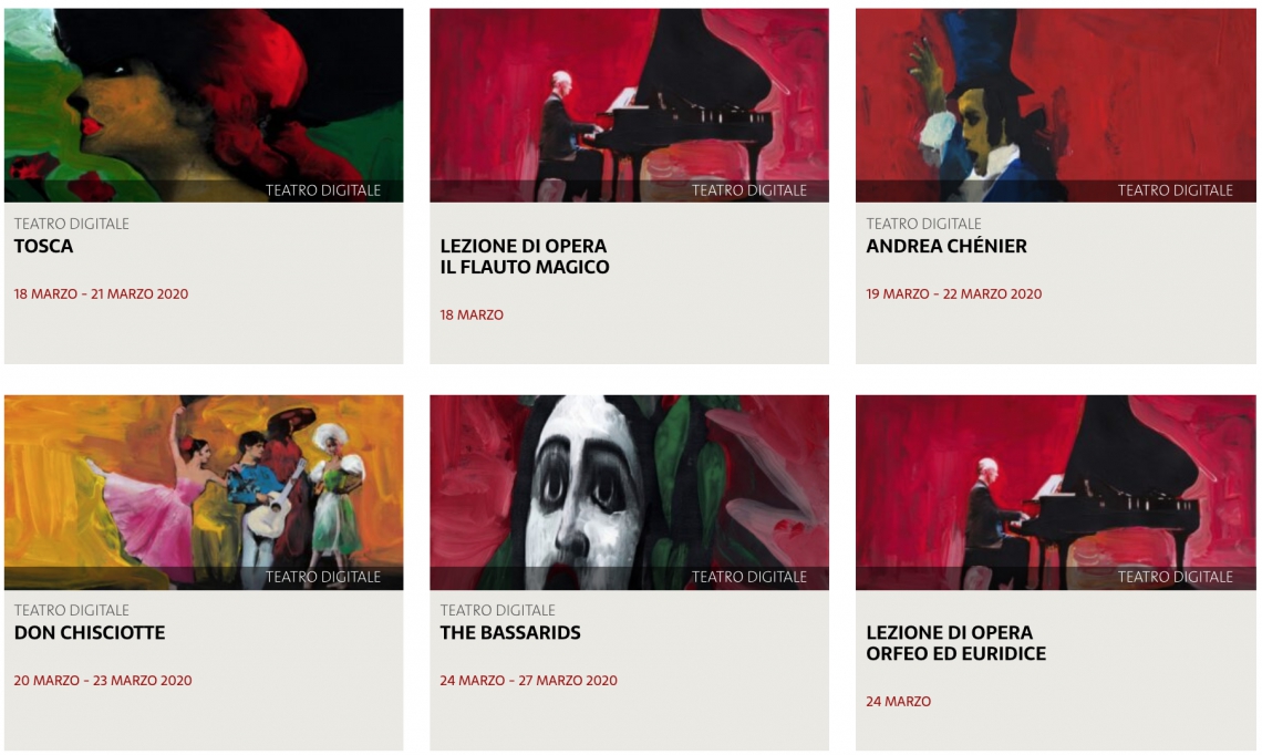 #iorestoacasa con il Teatro digitale-Sul sito del Teatro dell’Opera di Roma