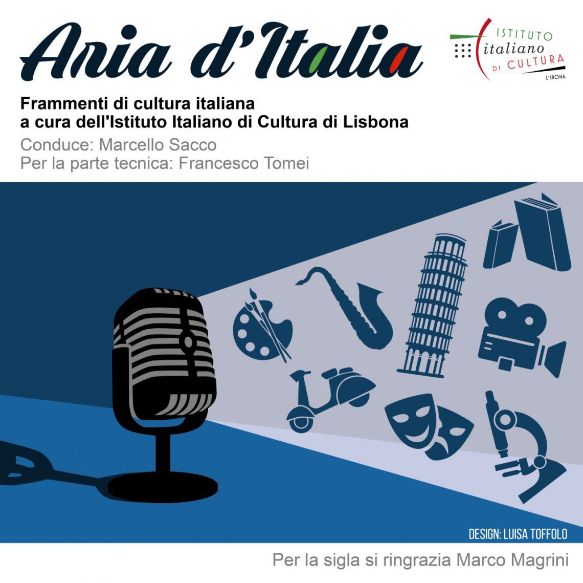 Istituto Italiano di Cultura di Lisbona | Aria d’Italia-Il podcast settimanale con artisti, scrittori e intellettuali italiani
