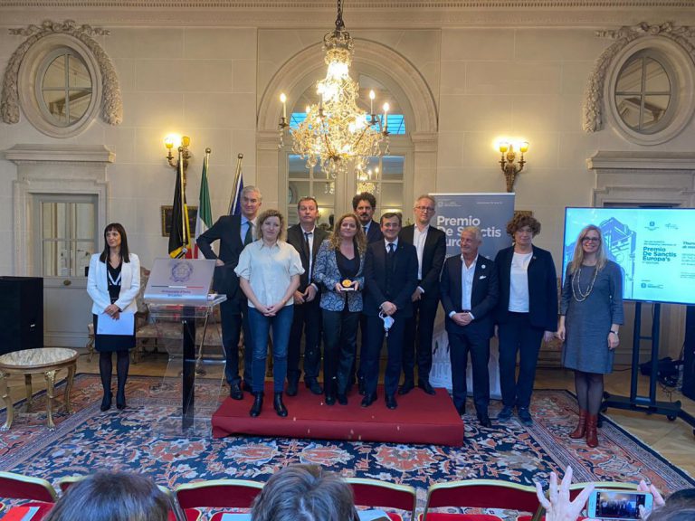 Prima edizione Premio de Sanctis Europa a Bruxelles