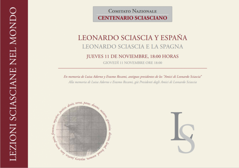 "Lezione Sciasciana" a Madrid