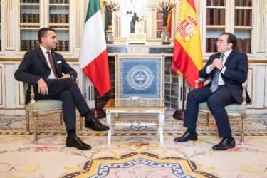 Incontro del Ministro Luigi Di Maio con il Ministro degli Affari Esteri spagnolo, José Manuel Albares