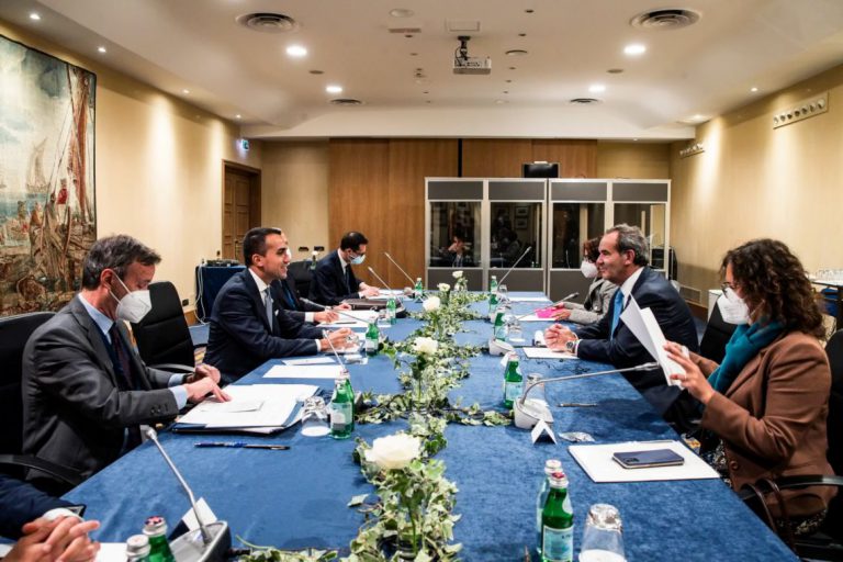 Il Ministro Luigi Di Maio incontra il suo omologo cileno, Andrés Allamand