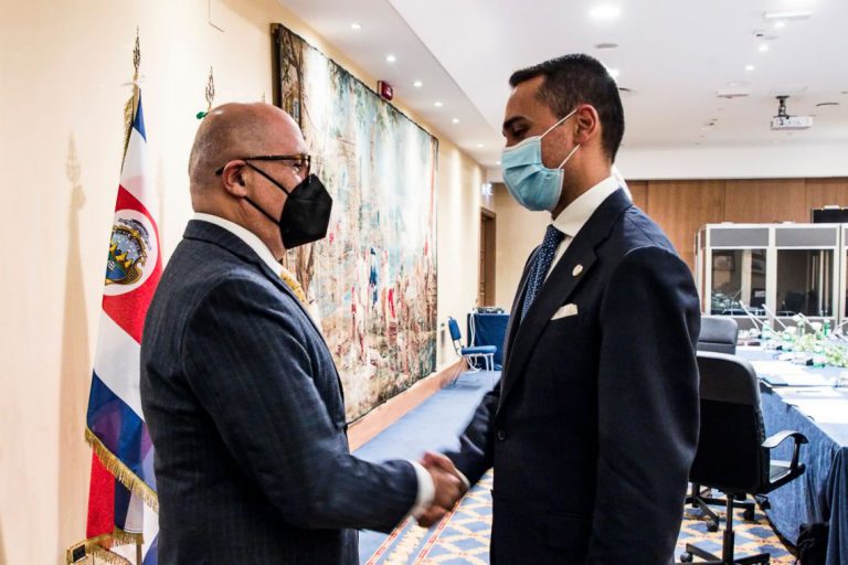 Il Ministro Luigi Di Maio incontra il suo omologo del Costa Rica, Rodolfo Solano Quiros