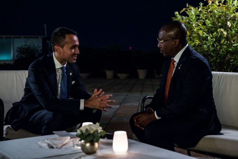 Il Ministro Luigi Di Maio incontra il suo omologo haitiano, Claude Joseph