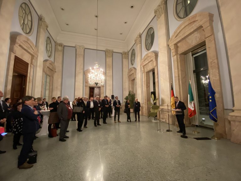 Berlino, ricevimento in Ambasciata per riunione annuale ECFR