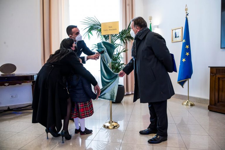 Inaugurazione della sala intitolata all'Ambasciatore Luca Attanasio