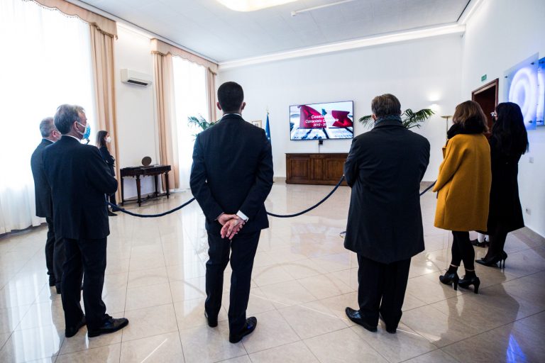 Inaugurazione della sala intitolata all'Ambasciatore Luca Attanasio