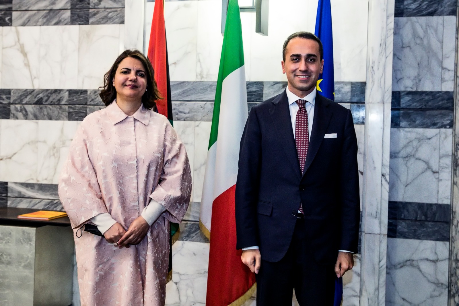 Incontro del Ministro Di Maio con la Ministra degli Esteri del Governo Libico di Unità Nazionale, Najla Al Mangush