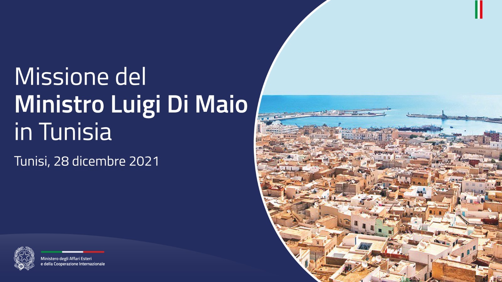 Missione del Ministro Luigi Di Maio in Tunisia