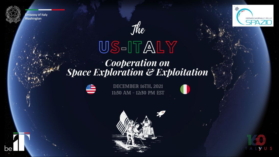 Washington, webinar sulla cooperazione bilaterale nel settore spaziale