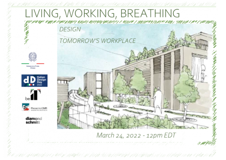 Design e luoghi di lavoro, webinar ad Ottawa