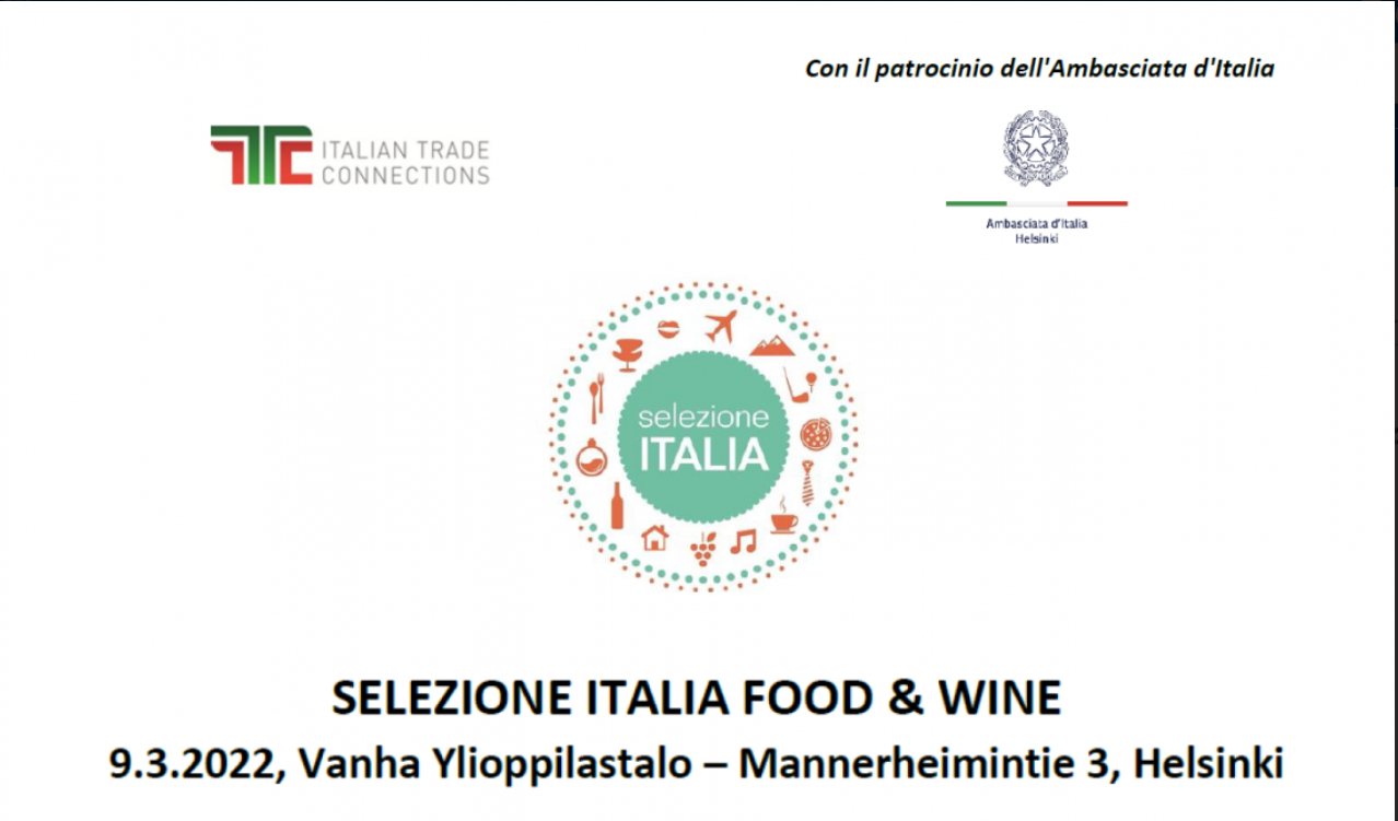 Helsinki: workshop ‘Food & Wine’ italiani
