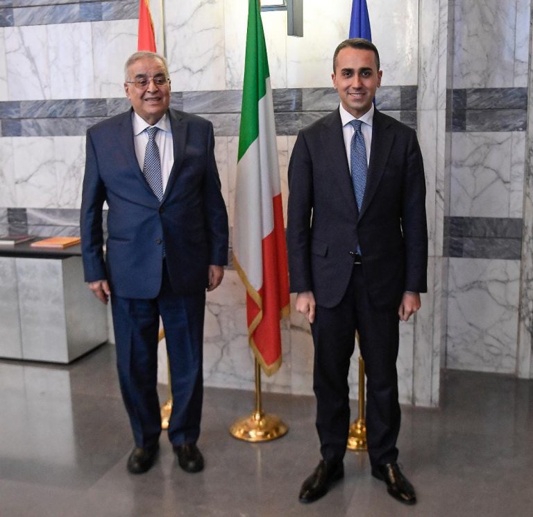 Incontro Min Di Maio - libanese Min Abdallah Bou Habib
