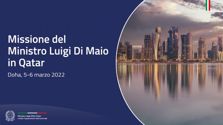 Missione del Ministro Di Maio in Qatar