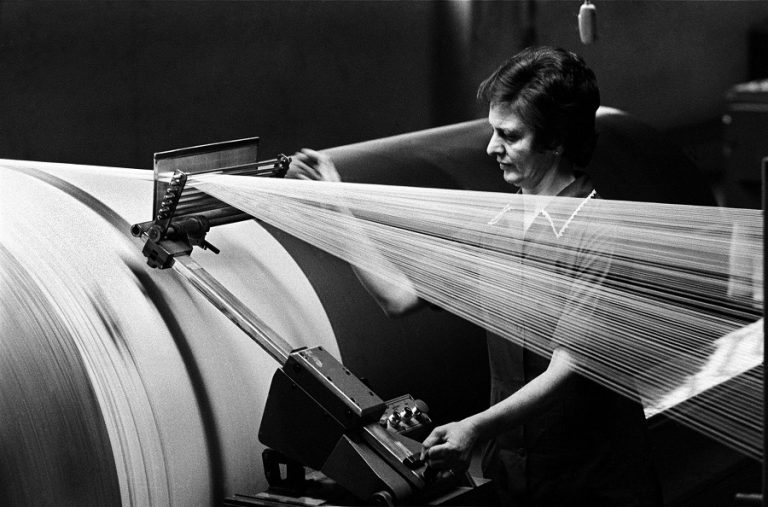 Biella, 1983. Lanificio Giuseppe Botto ©Paola Agosti