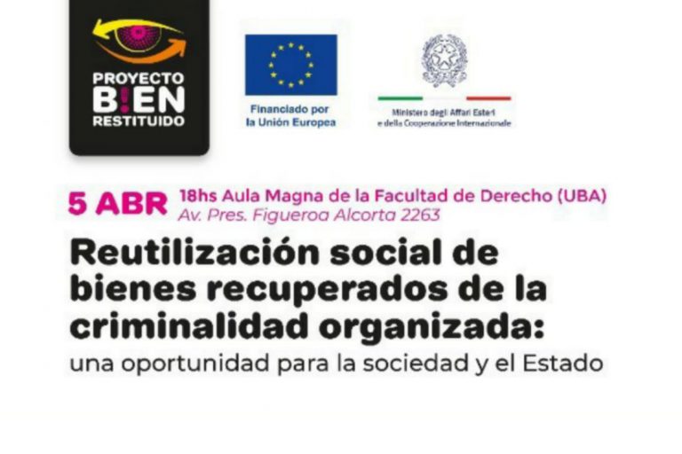 Buenos Aires, conferenza su riutilizzo beni criminalità organizzata