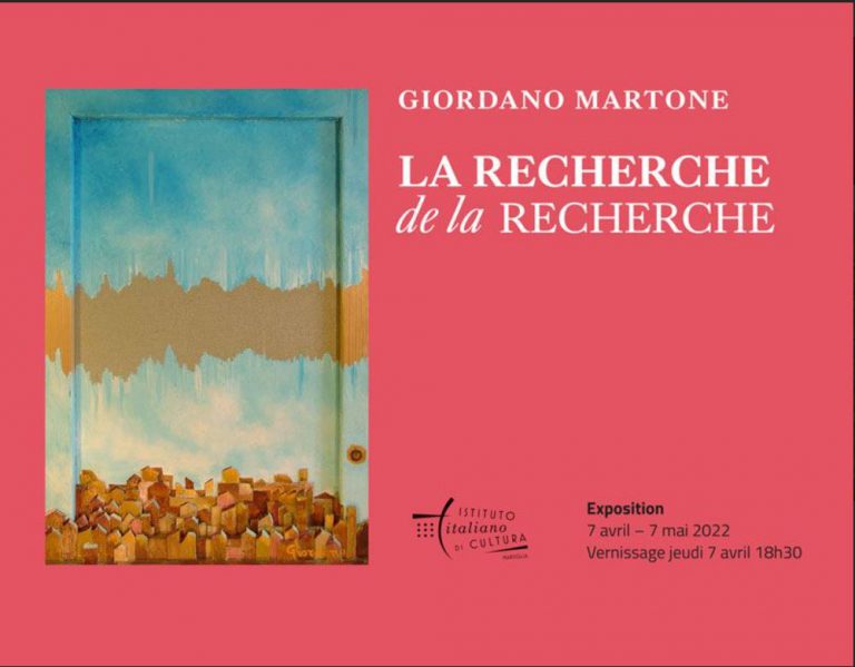 Mostra personale di Giordano Martone a Marsiglia