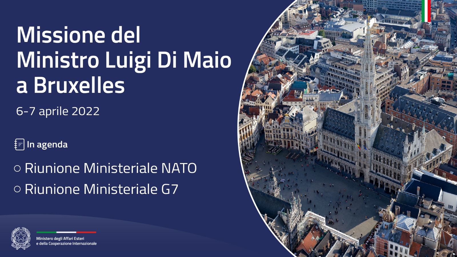 Missione del Ministro Luigi Di Maio a Bruxelles