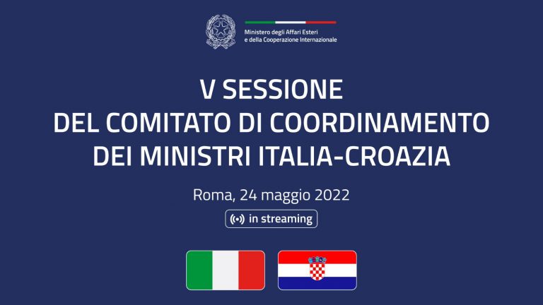 Il Ministro Di Maio co-presiederà la quinta riunione del Comitato di Coordinamento dei Ministri Italia-Croazia