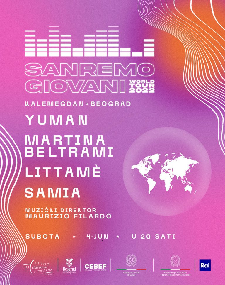 Sanremo Giovani World Tour 2022 approda a Belgrado
