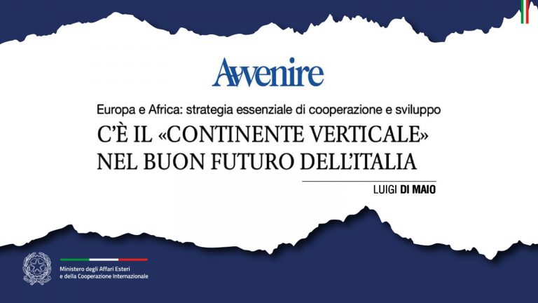 L’Italia può e deve svolgere un ruolo di ponte su cui far passare una collaborazione tra continenti sempre più stretta