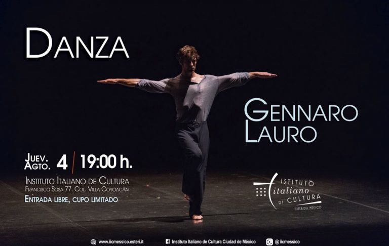 Il danzatore Gennaro Lauro a Città del Messico