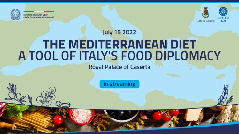 Minister Luigi Di Maio opens the event - The Mediterranean Diet, a tool of Italy’s food diplomacy