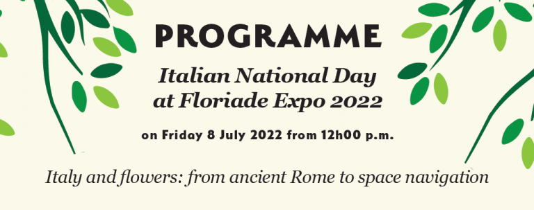 Olanda, Giornata Italiana al Floriade Expo 2022