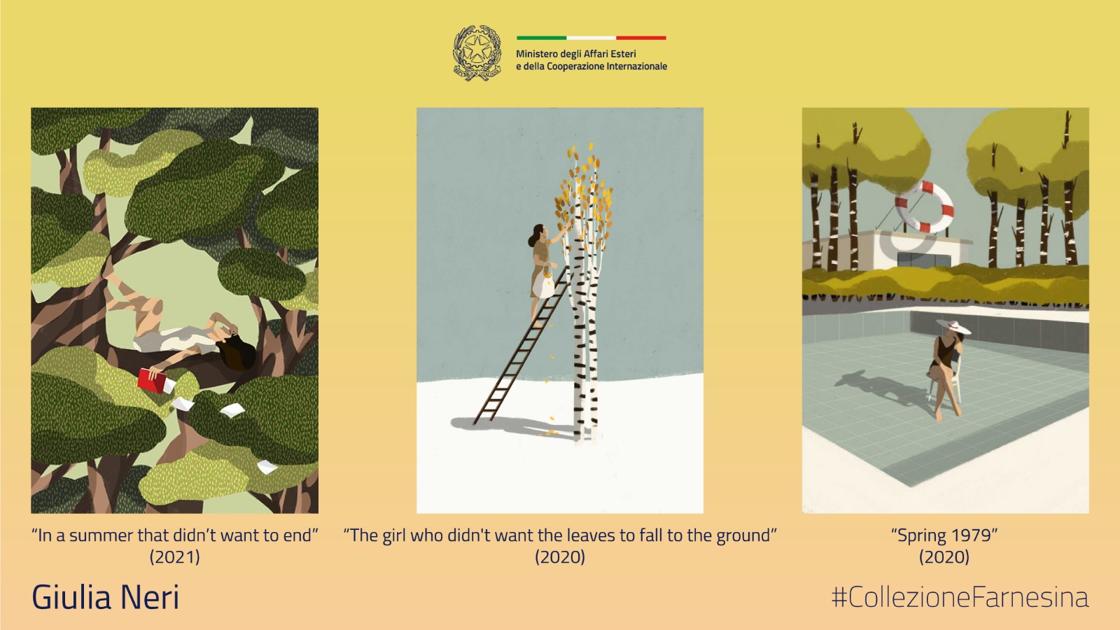 Le opere di Giulia Neri in Collezione Farnesina