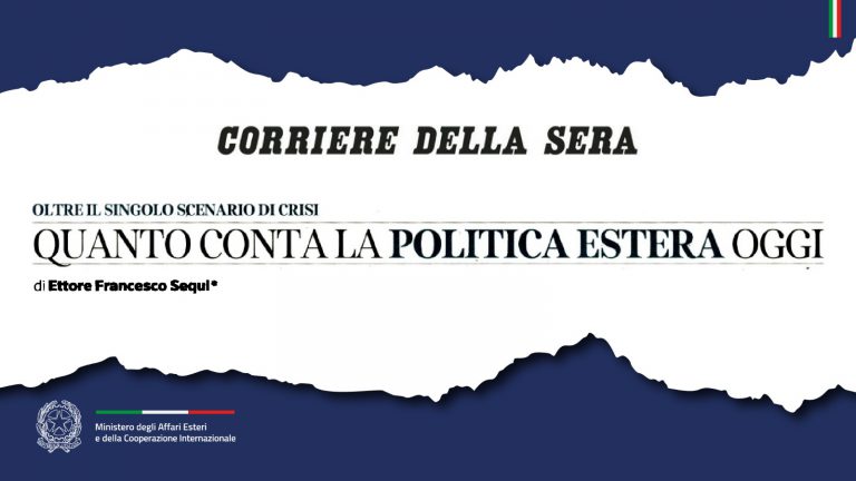 quanto conta la politica estera oggi