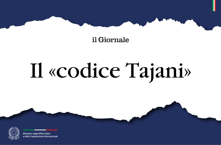 Il codice Tajani (Il Giornale)