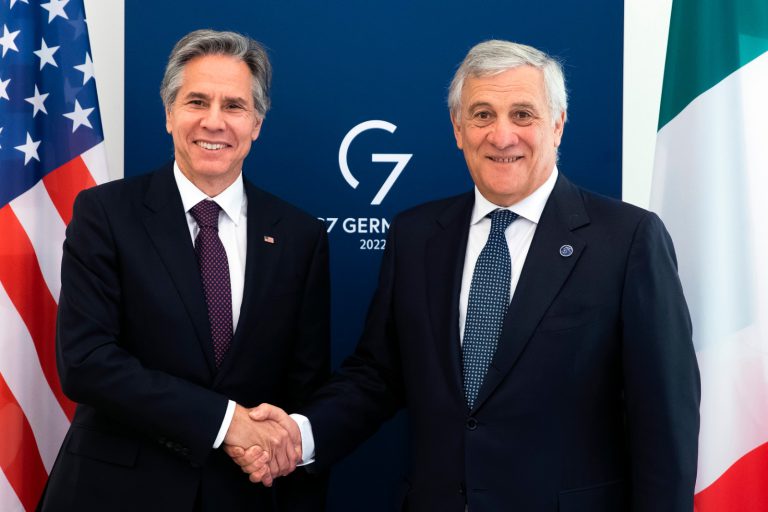 Incontro del Ministro Antonio Tajani con il Segretario di Stato USA Antony Blinken