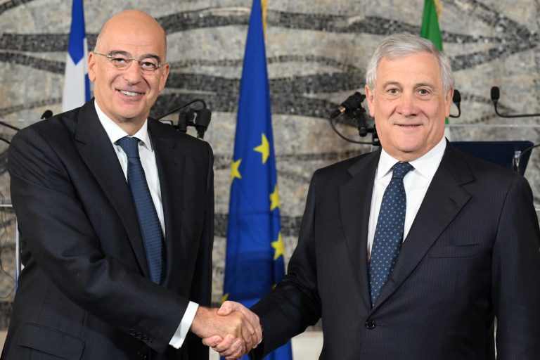 Incontro del Ministro Antonio Tajani con l’omologo greco Nikos Dendias