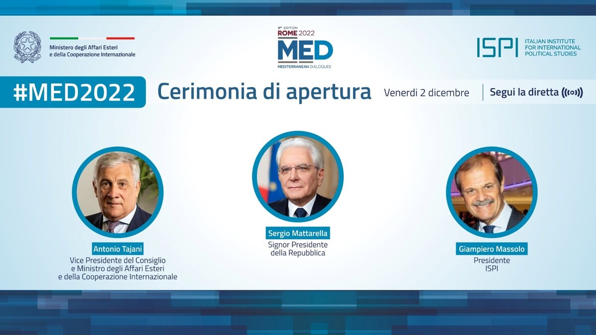 Apertura dell’VIII edizione dei Rome MED-Mediterranean Dialogues