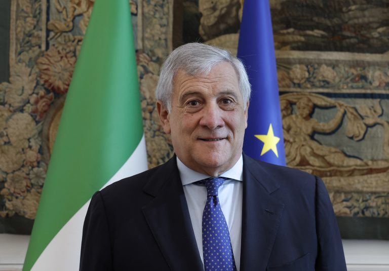 Il ministro degli Esteri Antonio Tajani