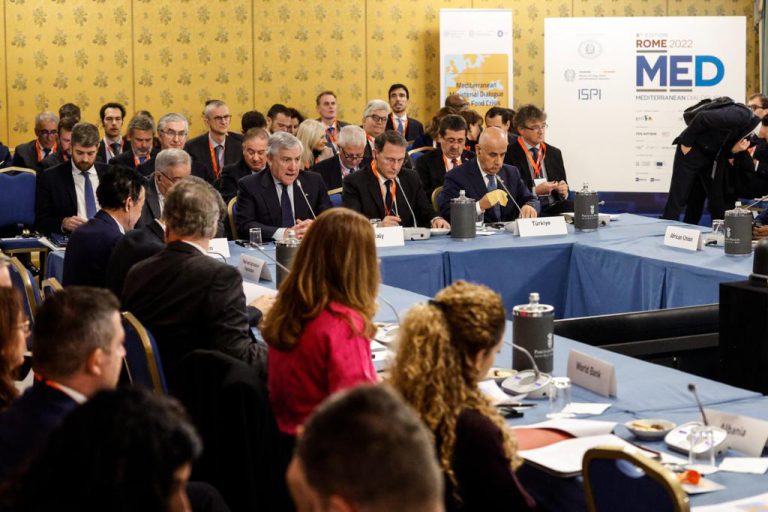 Il Ministro Antonio Tajani al secondo dialogo Ministeriale Mediterraneo sulla crisi alimentare