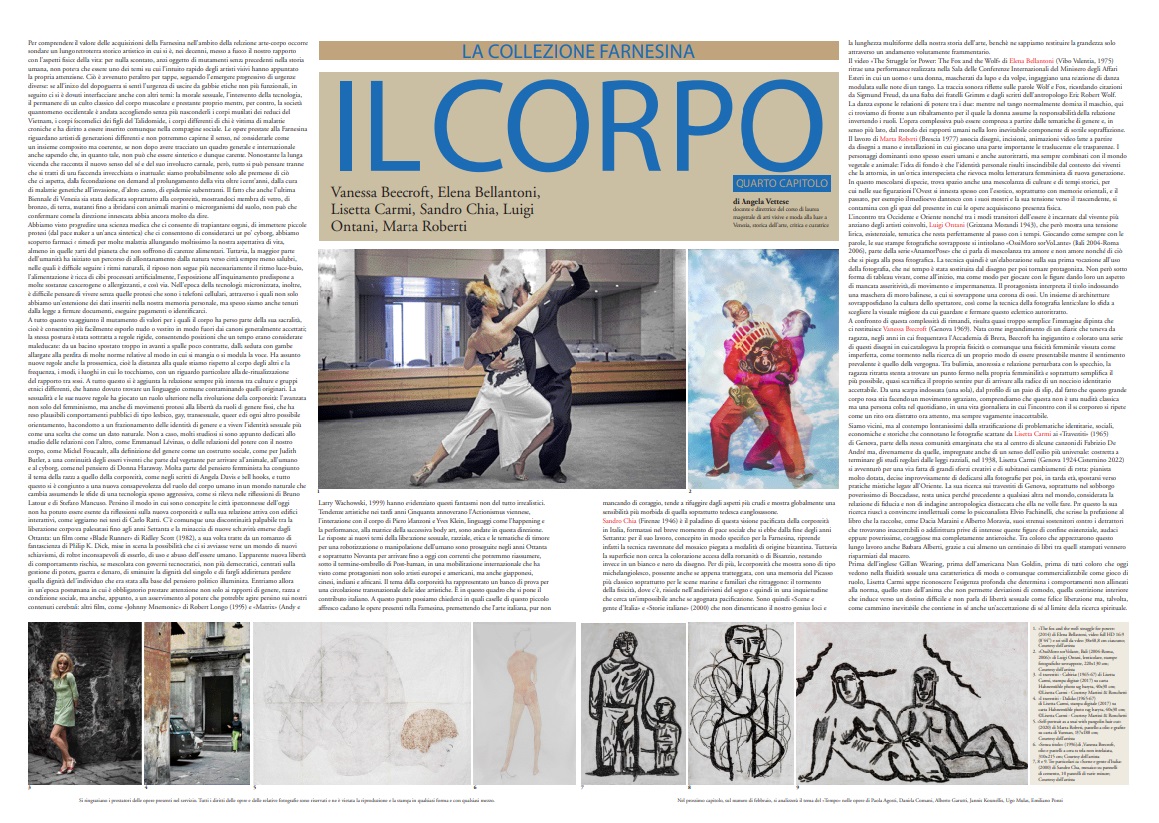 Il “Corpo” nella Collezione Farnesina sul Giornale dell’Arte