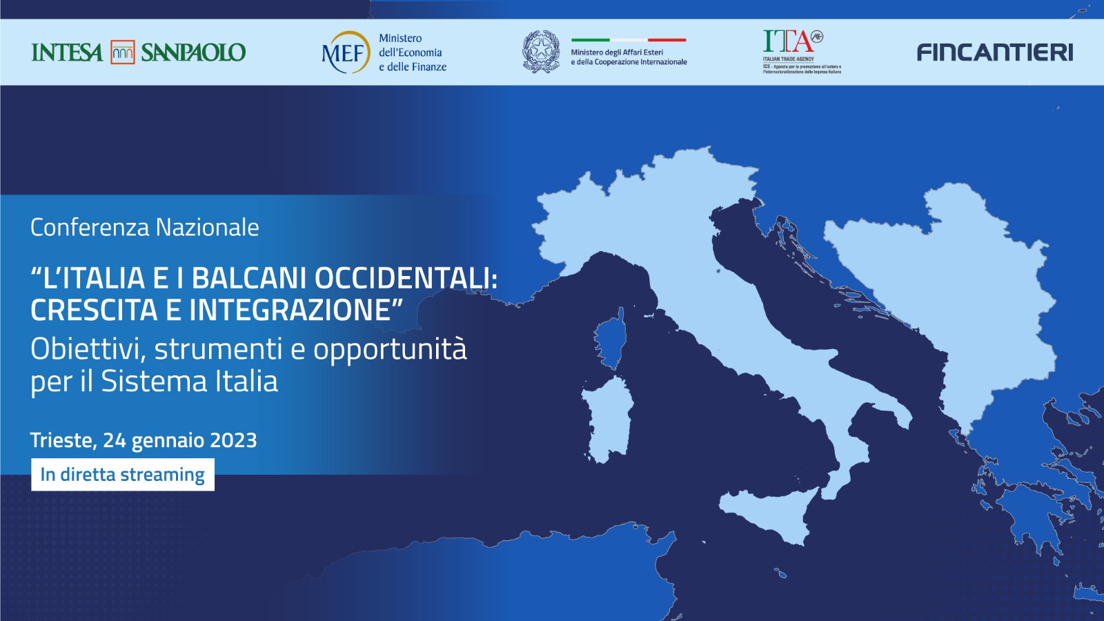 “L’Italia e i Balcani Occidentali: crescita e integrazione”