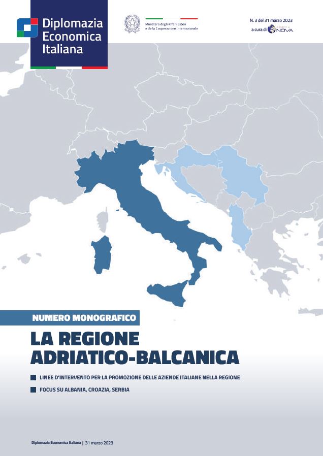 Agenzia Nova – DG Promozione Sistema Paese numero 03-2023 – La regione Adriatico-Balcanica