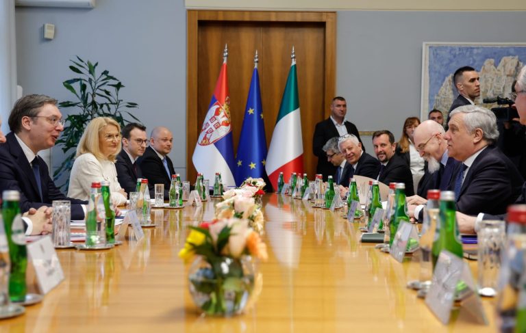 Missione del Vice Presidente del Consiglio e Ministro degli Affari Esteri e della Cooperazione Internazionale, On. Antonio Tajani, a Belgrado
