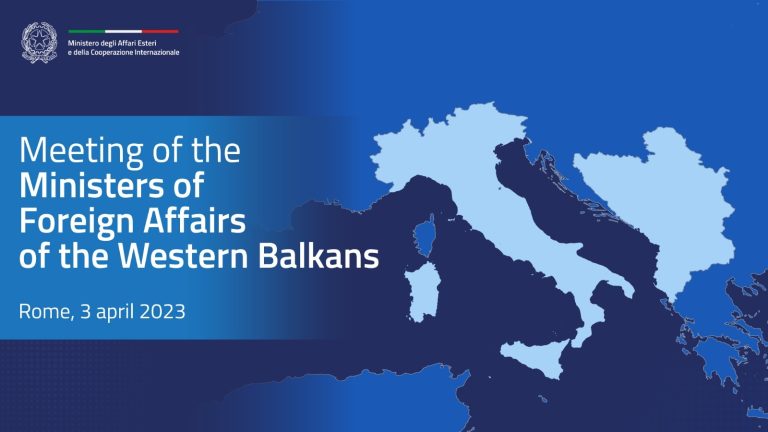 Western Balkans’ Summit in Rome with Albania, Bosnia and Herzegovina, Kosovo, North Macedonia, Montenegro and Serbia