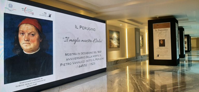 L’opera del Perugino in mostra a Jakarta