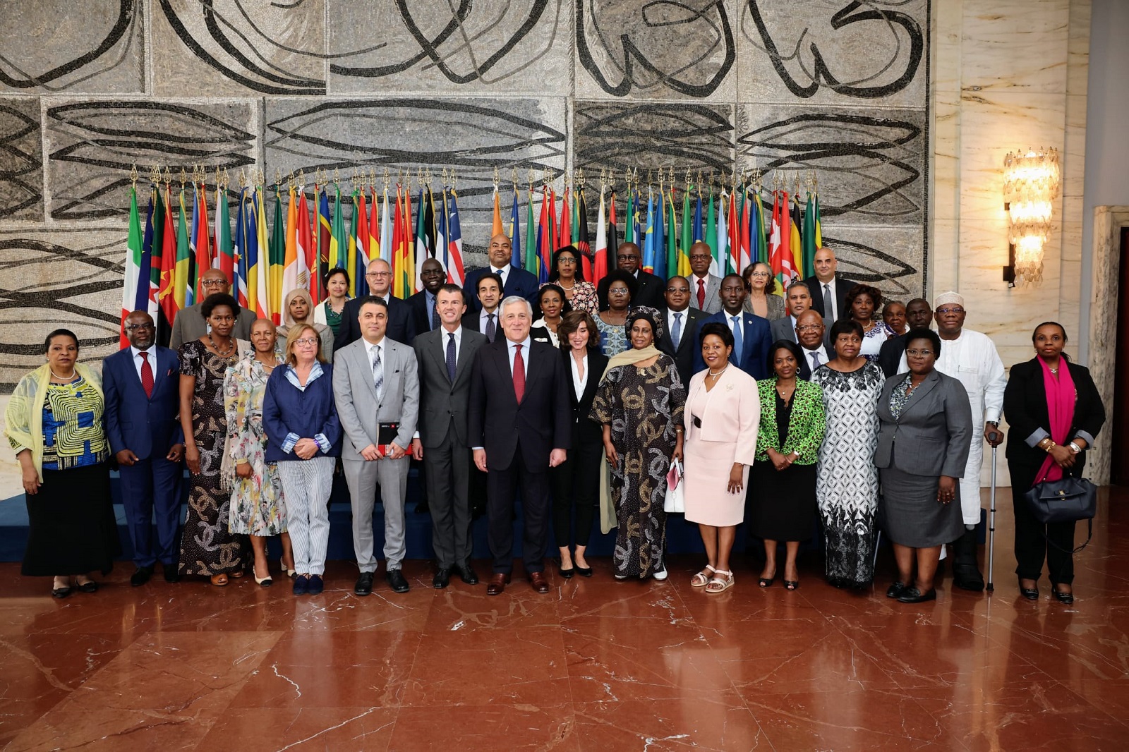 Secondo incontro tra il Vice Presidente del Consiglio e Ministro degli Esteri, Antonio Tajani, e gli ambasciatori dei Paesi africani