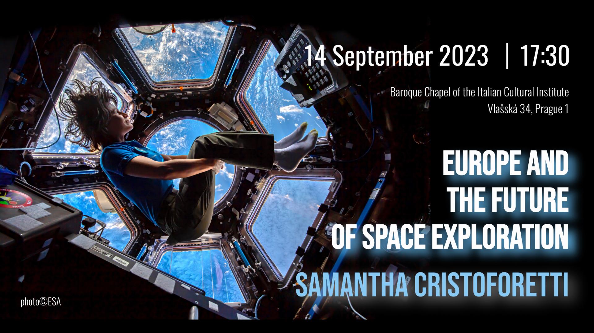 Praga, Conferenza di Samantha Cristoforetti sull’esplorazione spaziale